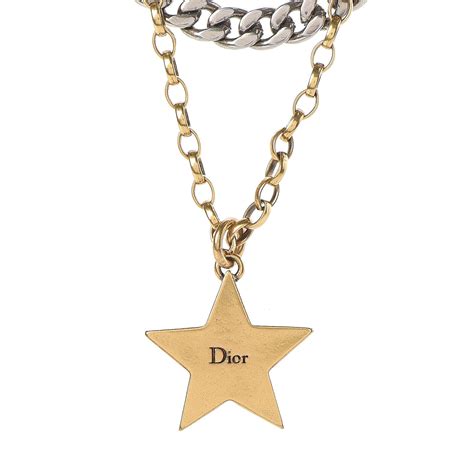 christian Dior metal star